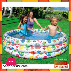 Intex Infants Swimming Pool Multi Color Inflatable Pool Circle Size -168  41cm" - 56440