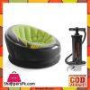 Intex Inflatable Chair Green With Air Pump - 68582