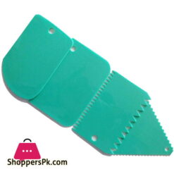 Patterned Edge Side Scrapers 4 Pcs Set A69032