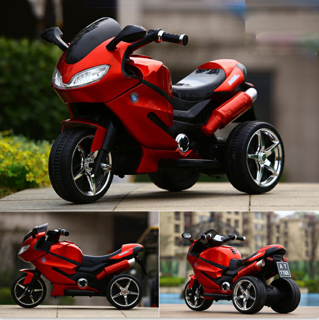 Bmw Electric Baby Dolphin Motor Bike Smoking From Silencer At-1188
