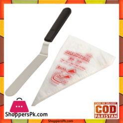 100 Pcs Icing Bags With Icing Spatula