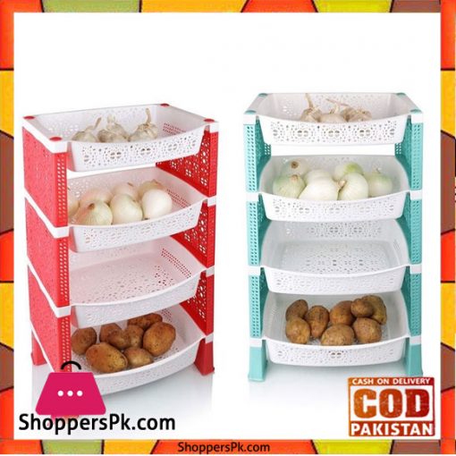 4 Layers Onion Potato Container Holder