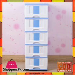 5 Tiers Plastic Storage Cabinet