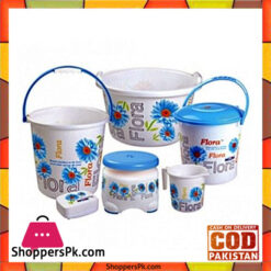 Flora Bath Set Pack Of 5