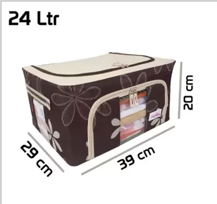 Foldable Clothes Storage Box 24 Liter