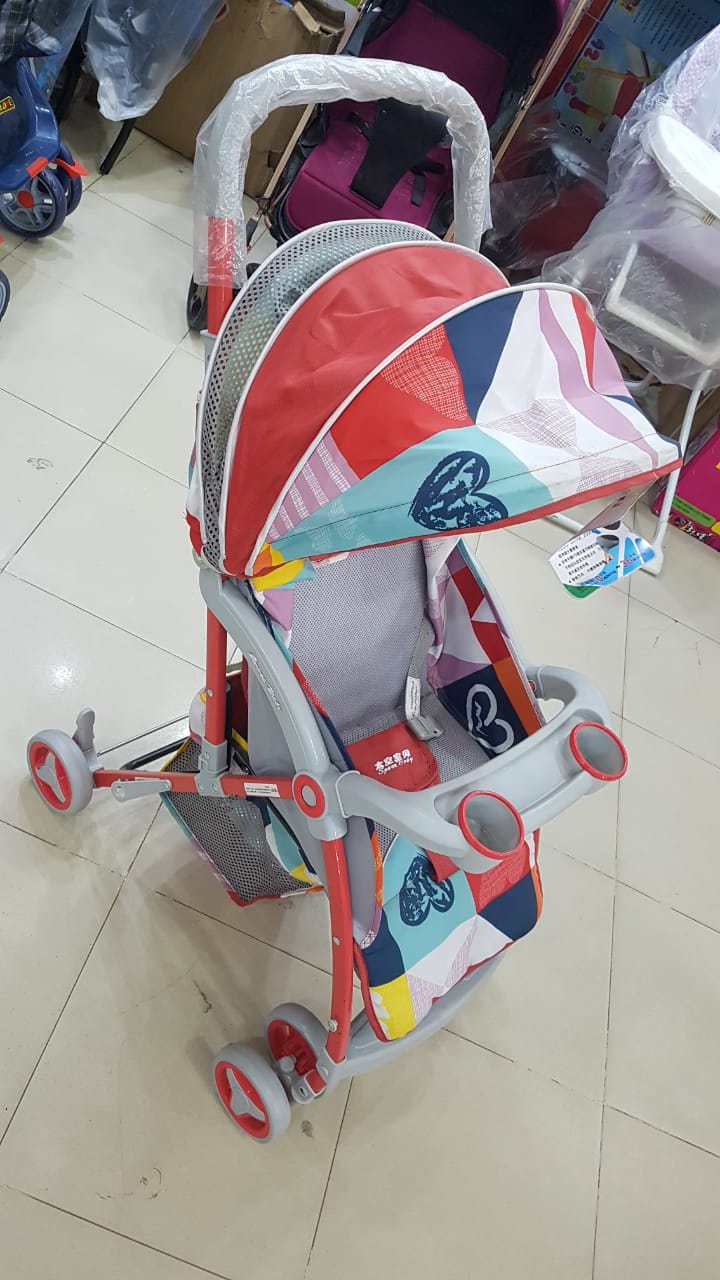 High Quality Multi Color Light Weight Baby Buggy