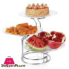 Homeket Metal Stand With Acrylic Dish 10 Inch