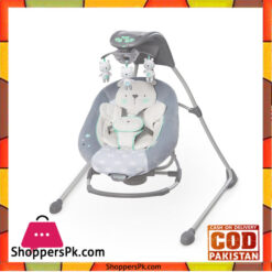 Ingenuity Twinkle Teddy Bear In Lighten Cradling Swing & Rocker 10088