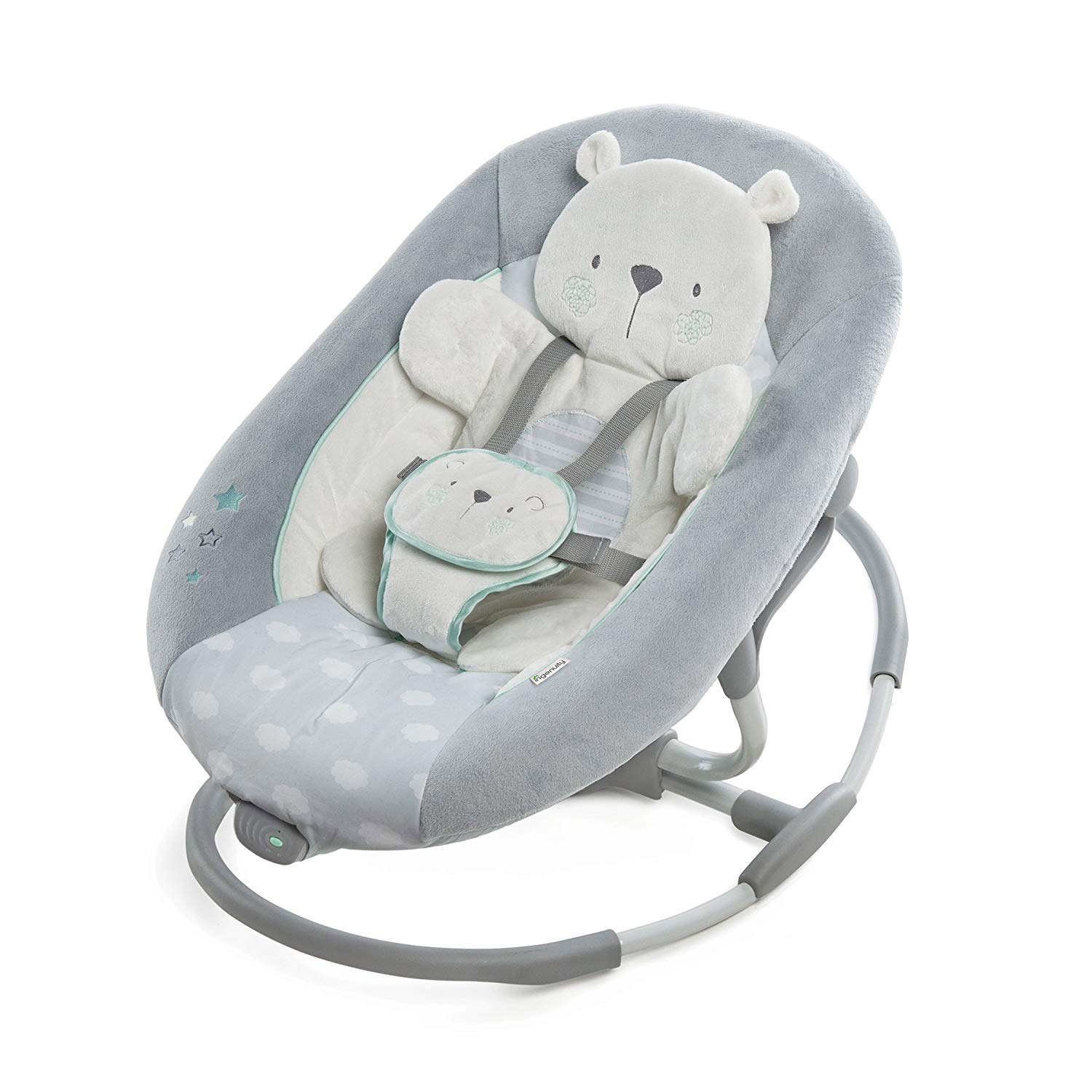 Ingenuity Twinkle Teddy Bear In Lighten Cradling Swing &Amp; Rocker 10088