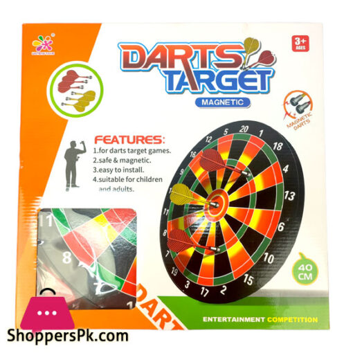 Magnetic Dart Board Target Bulls Eye Game 40CM