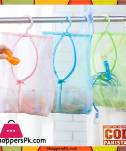 Multipurpose Hanging Storage Bag Mesh Net - Pack of 3