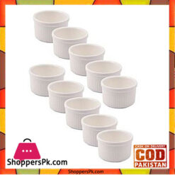 Oven & Microwave Proof Ramekins - 12 Pcs