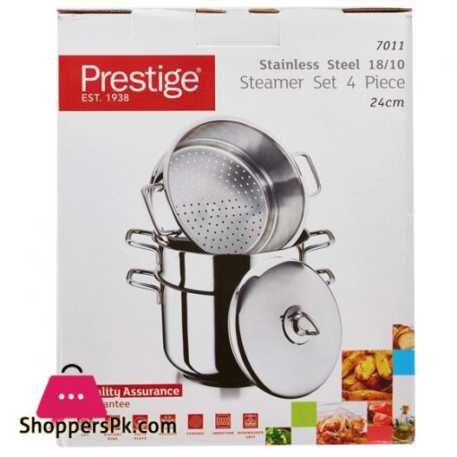 Prestige 3-Pcs Stainless Steel Steamer 24cm - PR7011