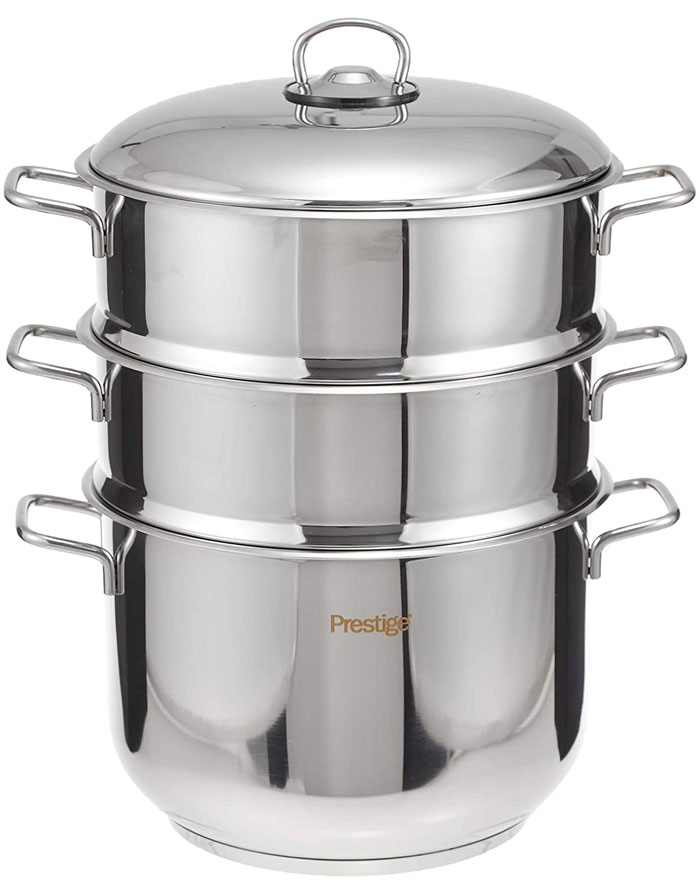 Prestige 3-Pcs Stainless Steel Steamer 24Cm - Pr7011