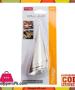 Prestige Cream Horns Silver Set of 4 Piece - 8008