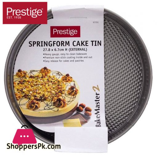 Prestige Spring Pan Round Big 11 x 2.6 Inch - 57151