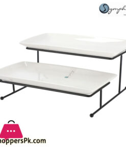 Symphony Duet Ractangular 2 Tier Serving Dish #SY4440