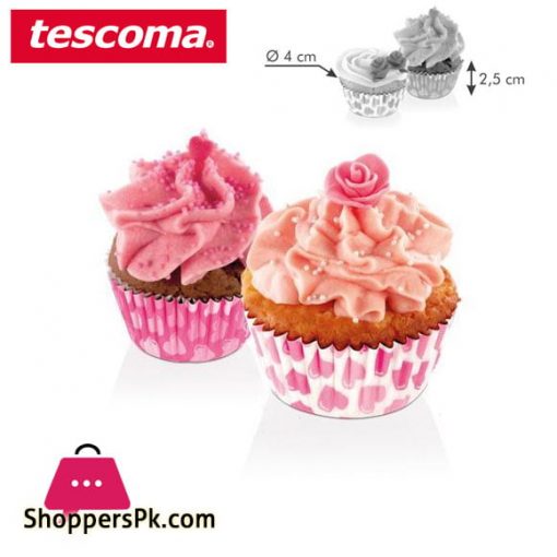 Tescoma Baking Cup Hearts ø 4 cm – 100 pcs Italy Made – #630599