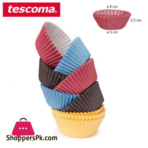 Tescoma Delicia Coloured Paper Baking Cup ø 6 cm – 100 pcs Italy Made – #630634