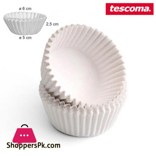 Tescoma Delicia Paper Baking Cup Cake Liner White ø 6 cm – 100 Pcs #630630