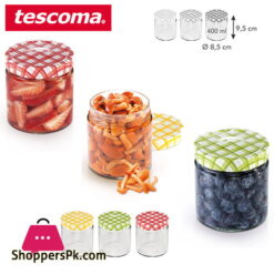 Tescoma Della Casa Preserving Jars 400-ML Set 3 pieces Italy Made – #895114