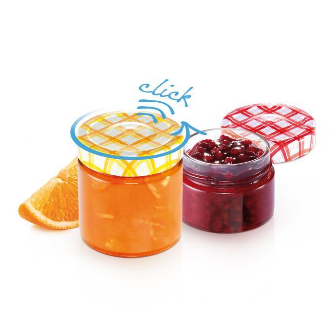 Tescoma Della Casa Preserving Jars 125-Ml Set 6 Pieces Italy Made - #895110