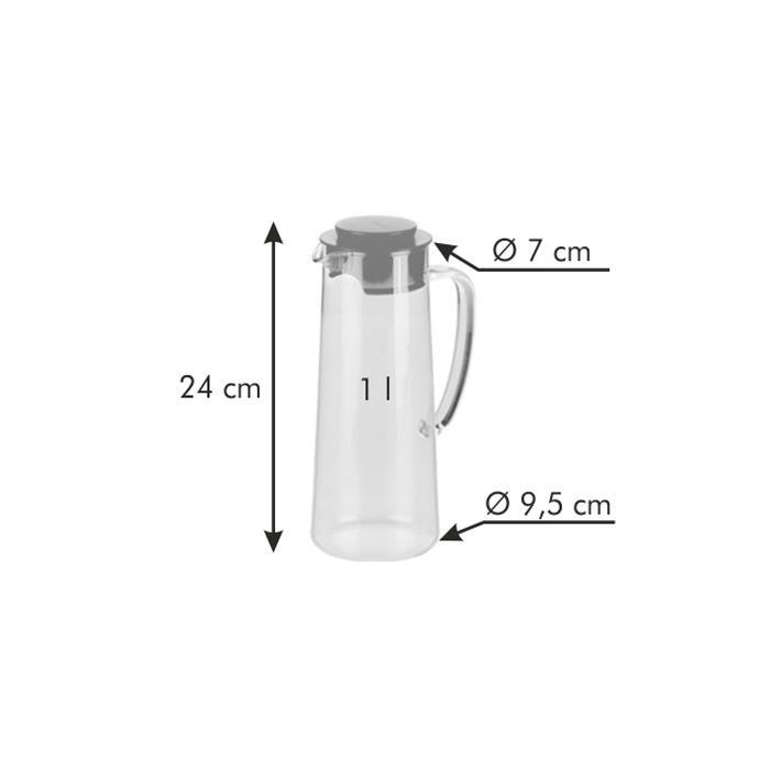 Tescoma Teo Pitcher 1 - Liter Jug - Italy Made #646616