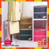 Foldable Fabric Storage Box Organizer  3 Drawer