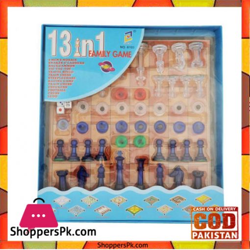 Just Toys 13 In 1 Family Game Board Game
