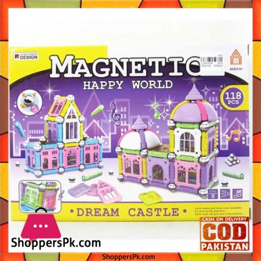 Magnetic World Puzzle Dream Castle 118 Pcs