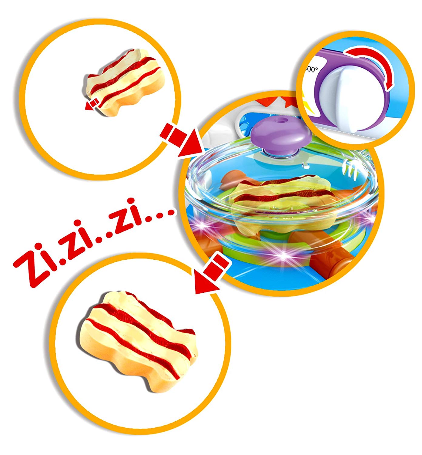 Mini Kitchen Set Foods Realistic Sounds Pretend Play Mini Kitchen Set For Kids Kitchen