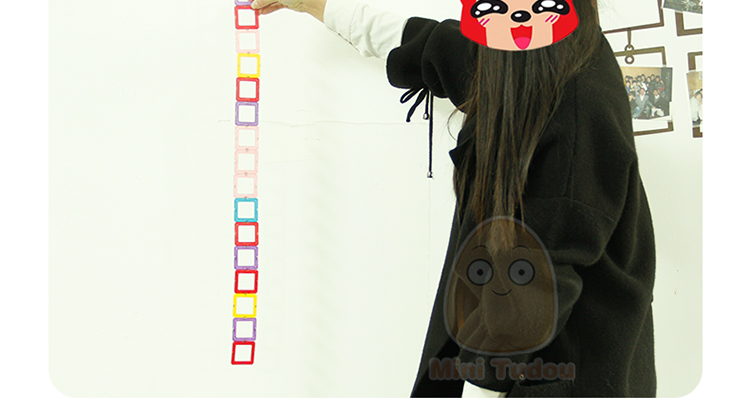 Mini Magnetic Designer Construction Set Model Building Toy Plastic Magnetic Blocks Educational Toys 230Pcs