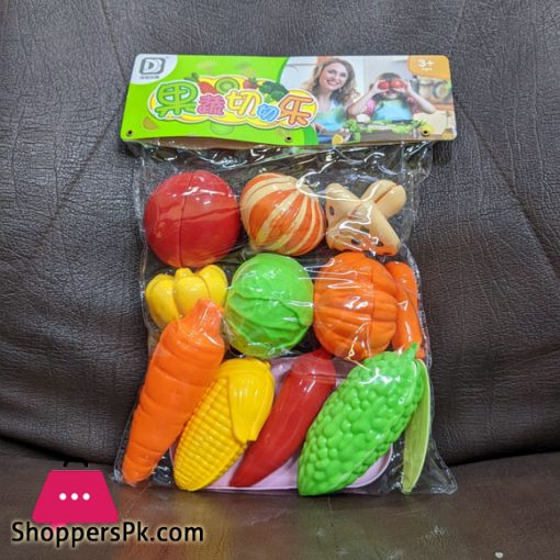 Plastic Kitchen Pretend Play Funny Vegetable Cutting Toys For Children Kids Educational Toys