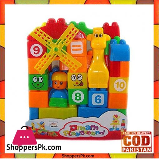 Toy Station 35 PC Blocks Set Bag D Ream Playground