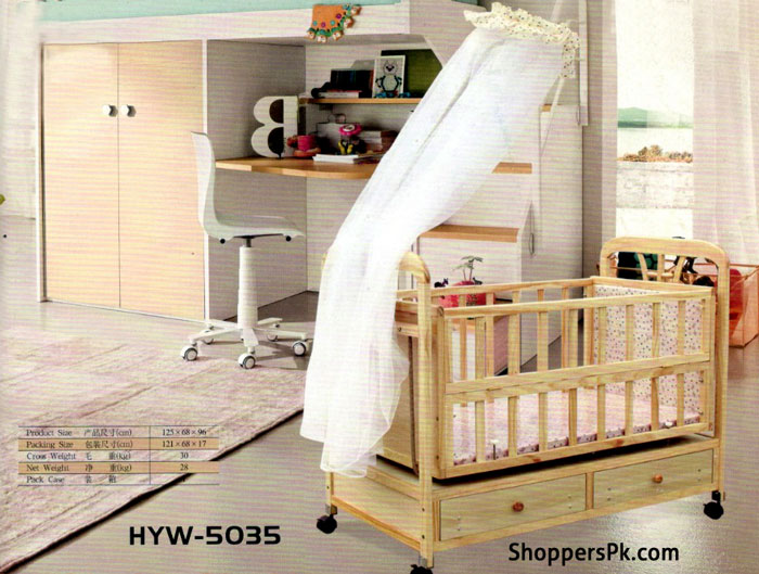 Wooden Baby Cot 5035