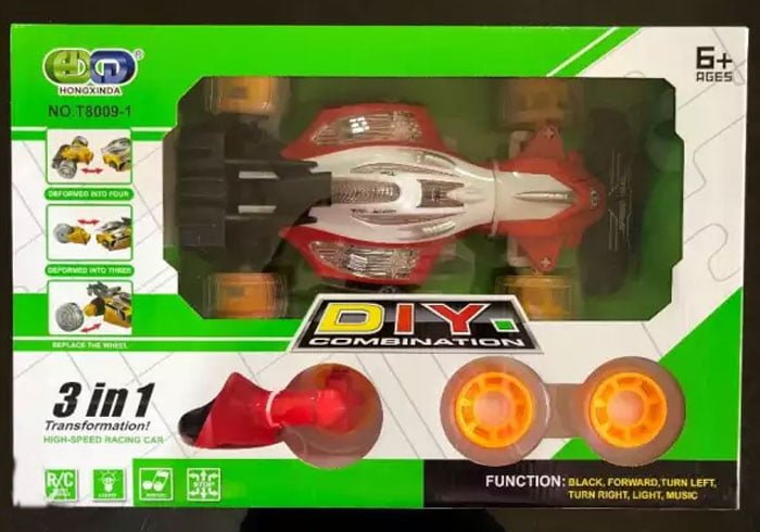 3 In 1 Transformation High Speed Racing Car