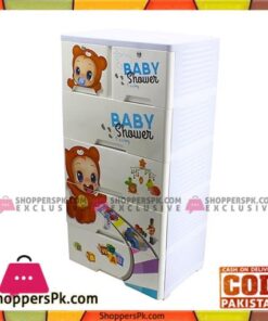 4+2 DRAWERS BLUE/WHITE BABY SHOWER 2652