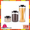Brilliant Glassware 3Pcs Jar Set Rounde - Br0143