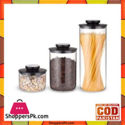 Brilliant Glassware 3Pcs Jar Set Rounde - BR0143