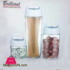Brilliant Glassware 3pcs Storage Jar Set - BR0121