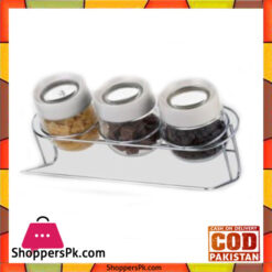 Brilliant Glassware 3ps Jar Set 450ml - BR0218