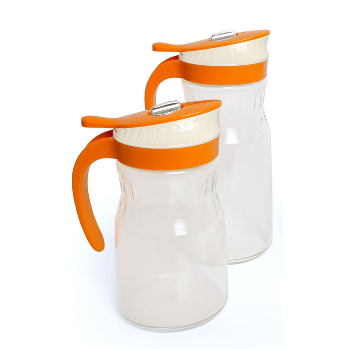 Brilliant Glassware Glass Jug 2.0 Liter Orange - BR0228