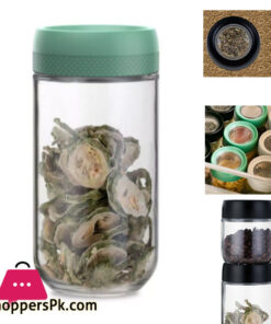 Brilliant Glassware Storage Jar Magnifying Lid 900ML - BR0194
