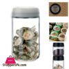 Brilliant Glassware Storage Jar Magnifying Lid 900ML -  BR0196