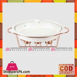 Brilliant Round Casserole+Candle - BR0176
