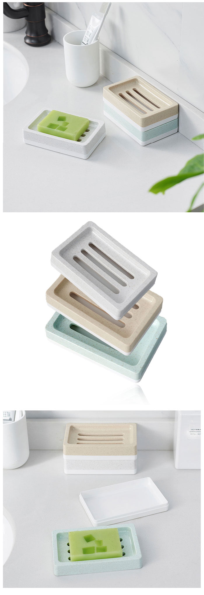 Choice Fun Soap Dish Holder Plastic 1 Pcs