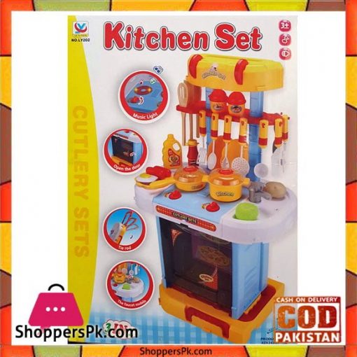 Children's Kitchen set With Light Music LY202