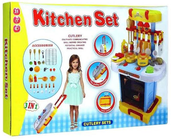Children'S Kitchen Set With Light Music Ly202