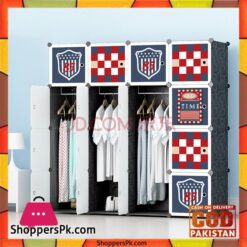 Football Club DIY Cube Cabinet 16 Door 3 Hanging