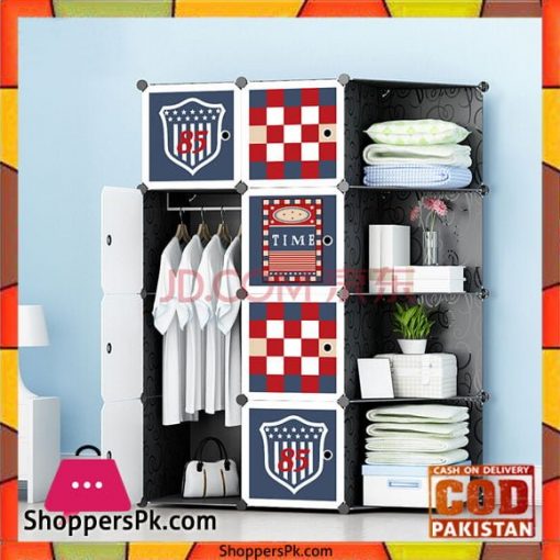 Football Club DIY Cube Cabinet 8 Door 1 Hanging Corner Cabinet